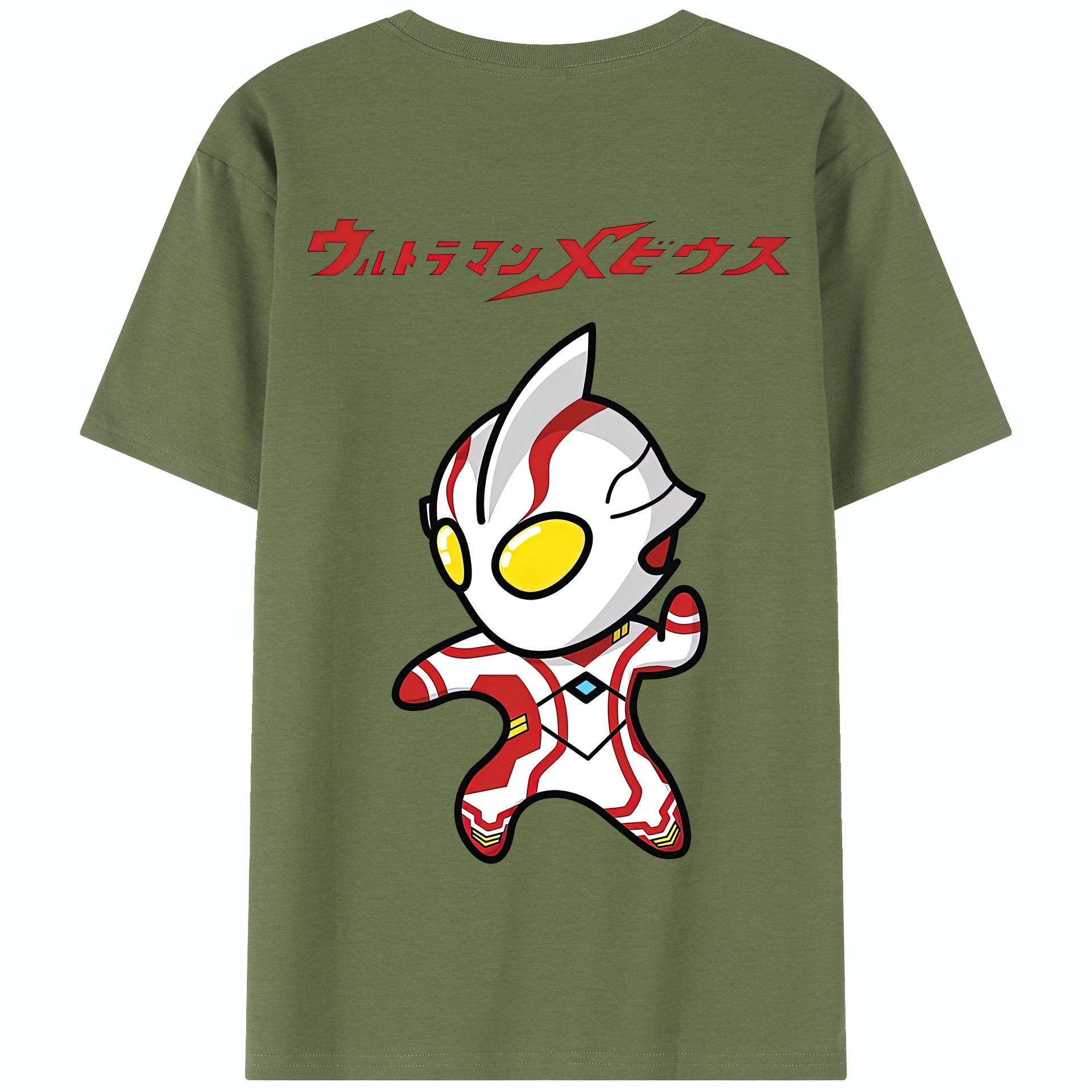 （画像用） ウルトラマン Ultraman 綿100％半袖Tシャツ（背面プリント）